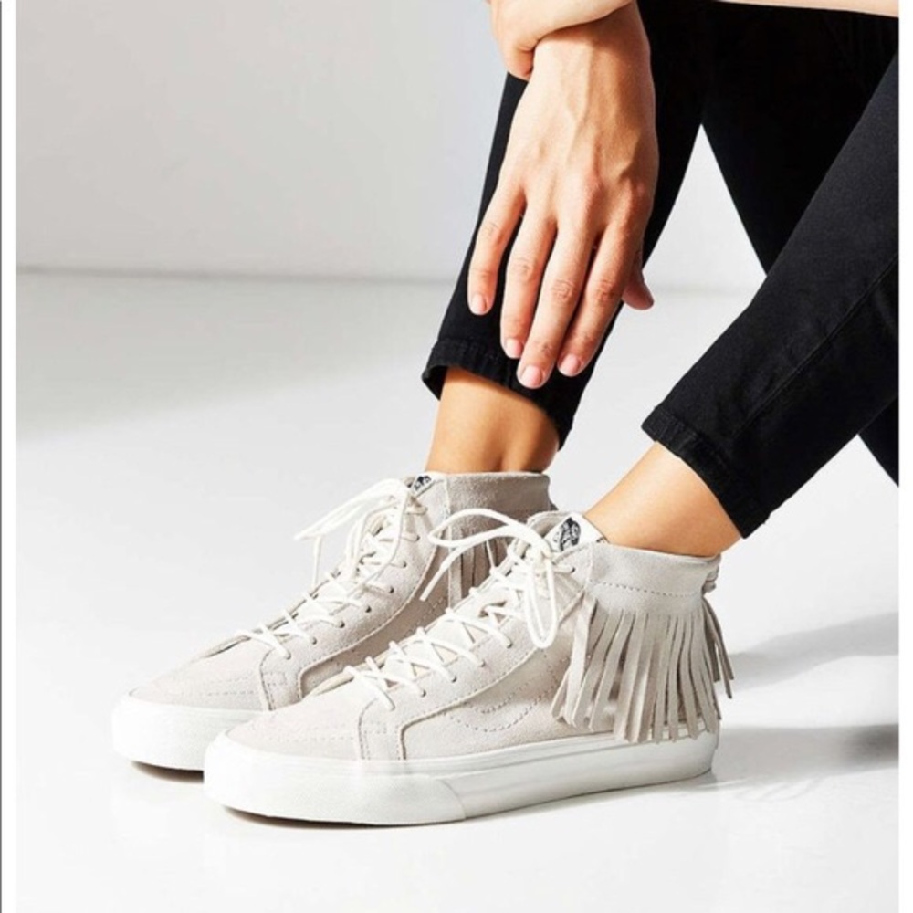 VANS SK8-Hi Moc in Suede Blanc de Blanc
